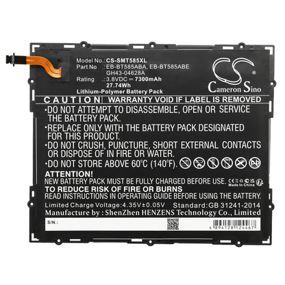 Replacement Battery for Samsung SM-T580 – Tablet – 7300mAh / 3.8V - image 3