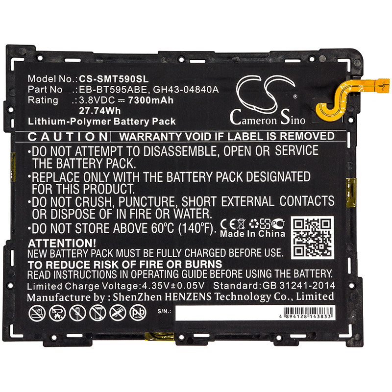 Replacement Battery for Samsung SM-T590 – Tablet – 7300mAh / 3.8V - image 3