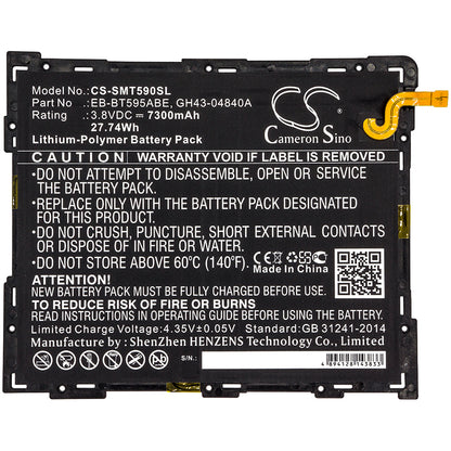 Replacement Battery for Samsung SM-T590 – Tablet – 7300mAh / 3.8V - image 3