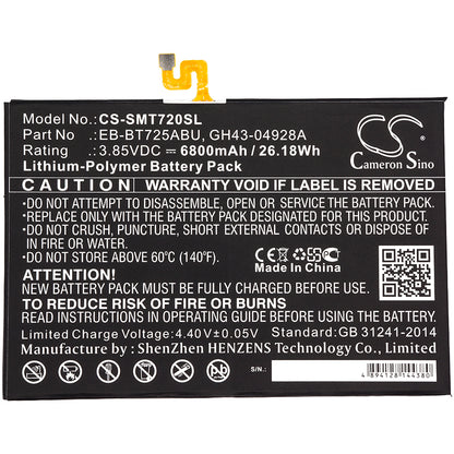 Replacement Battery for Samsung Galaxy Tab S5e – Tablet – 6800mAh / 3.85V - image 3