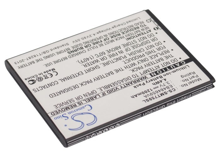 Replacement Battery for BoostMobile  SPH-M930 – Mobile, SmartPhone – 1200mAh / 4.44Wh / 3.7V