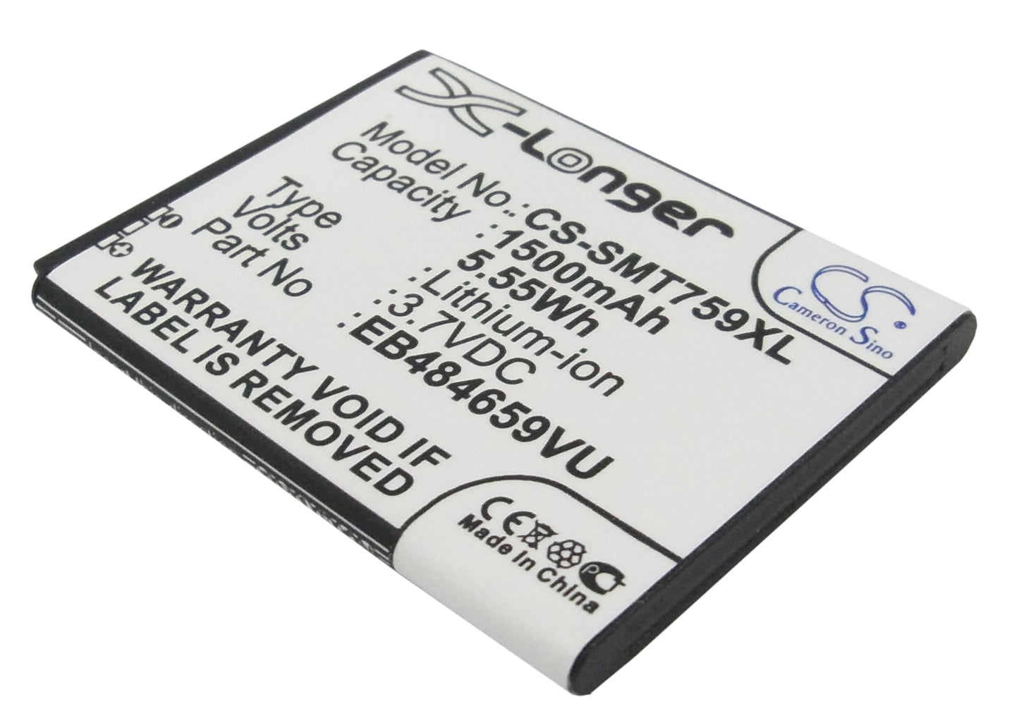 Replacement Battery for BoostMobile | T-Mobile | Samsung Transform Ultra – Mobile, SmartPhone – 1500mAh / 3.7V - image 1