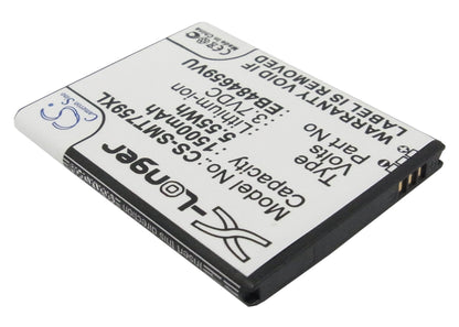 Replacement Battery for Samsung  Ancora – Mobile, SmartPhone – 1500mAh / 5.55Wh / 3.7V