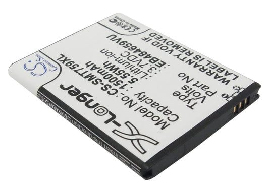 Replacement Battery for Samsung  Ancora – Mobile, SmartPhone – 1500mAh / 5.55Wh / 3.7V