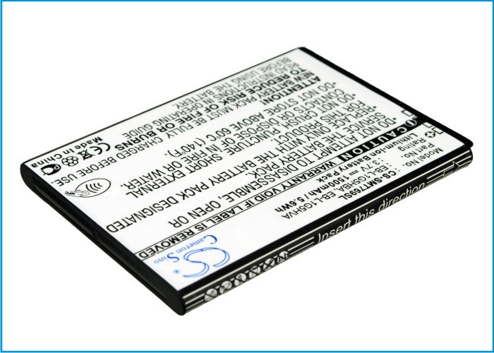 Replacement Battery for AT&T  Galaxy Exhilarate – Mobile, SmartPhone – 1500mAh/5.55Wh / 3.7V