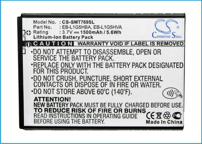 Replacement Battery for T-Mobile  Galaxy S Blaze 4G – Mobile, SmartPhone – 1500mAh/5.55Wh / 3.7V