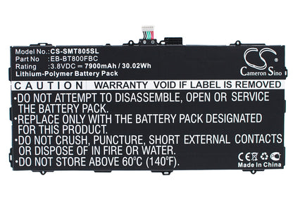 Replacement Battery for Samsung Galaxy Tab S 10.5 – Tablet – 7900mAh / 3.8V - image 1