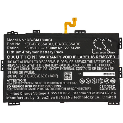 Replacement Battery for Samsung SM-T830 – Tablet – 7300mAh / 3.8V - image 3