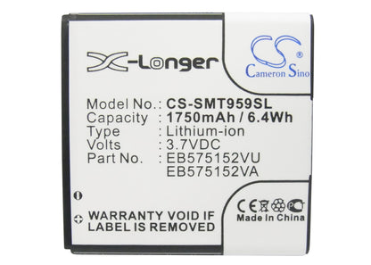 Replacement Battery for NTT DoCoMo | T-Mobile | Verizon | Samsung | AT&T | Sprint Galaxy S – Mobile, SmartPhone – 1750mAh / 3.7V - image 5