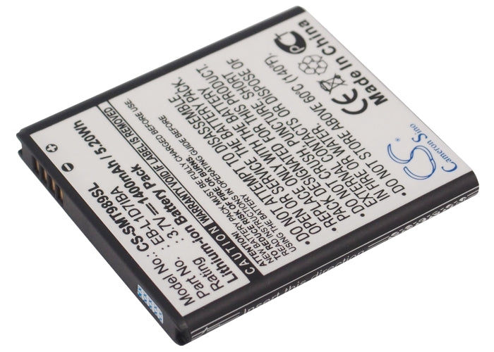 Replacement Battery for AT&T | T-Mobile | Samsung Skyrocket – Mobile, SmartPhone – 1400mAh / 3.7V - image 1