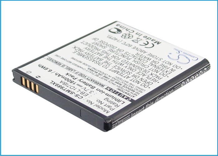 Replacement Battery for Samsung  Galaxy Ruby Pro – Mobile, SmartPhone – 1800mAh/6.6Wh / 3.7V