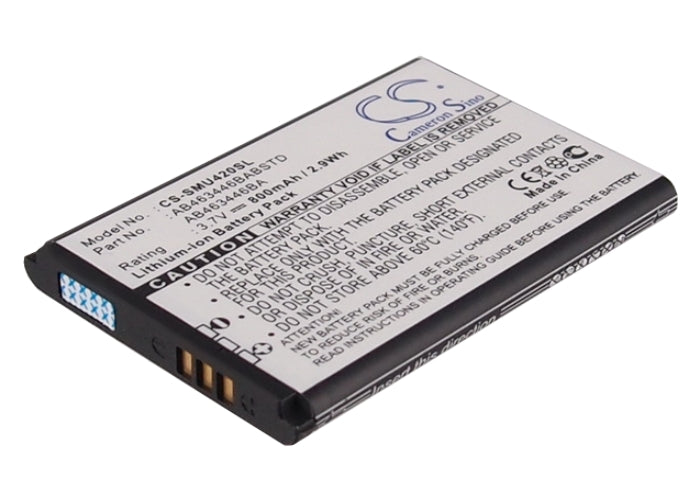 Replacement Battery for Samsung | GreatCall | USCellular | MetroPCS SPH-A420 – Mobile, SmartPhone – 800mAh / 3.7V - image 1
