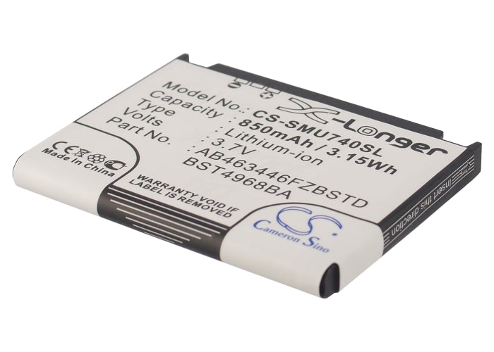 Replacement Battery for Samsung SCH-U740 – Mobile, SmartPhone – 850mAh / 3.7V - image 1