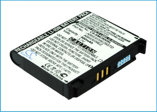 Replacement Battery for Samsung SGH-U900 – Mobile, SmartPhone – 880mAh / 3.7V - image 1