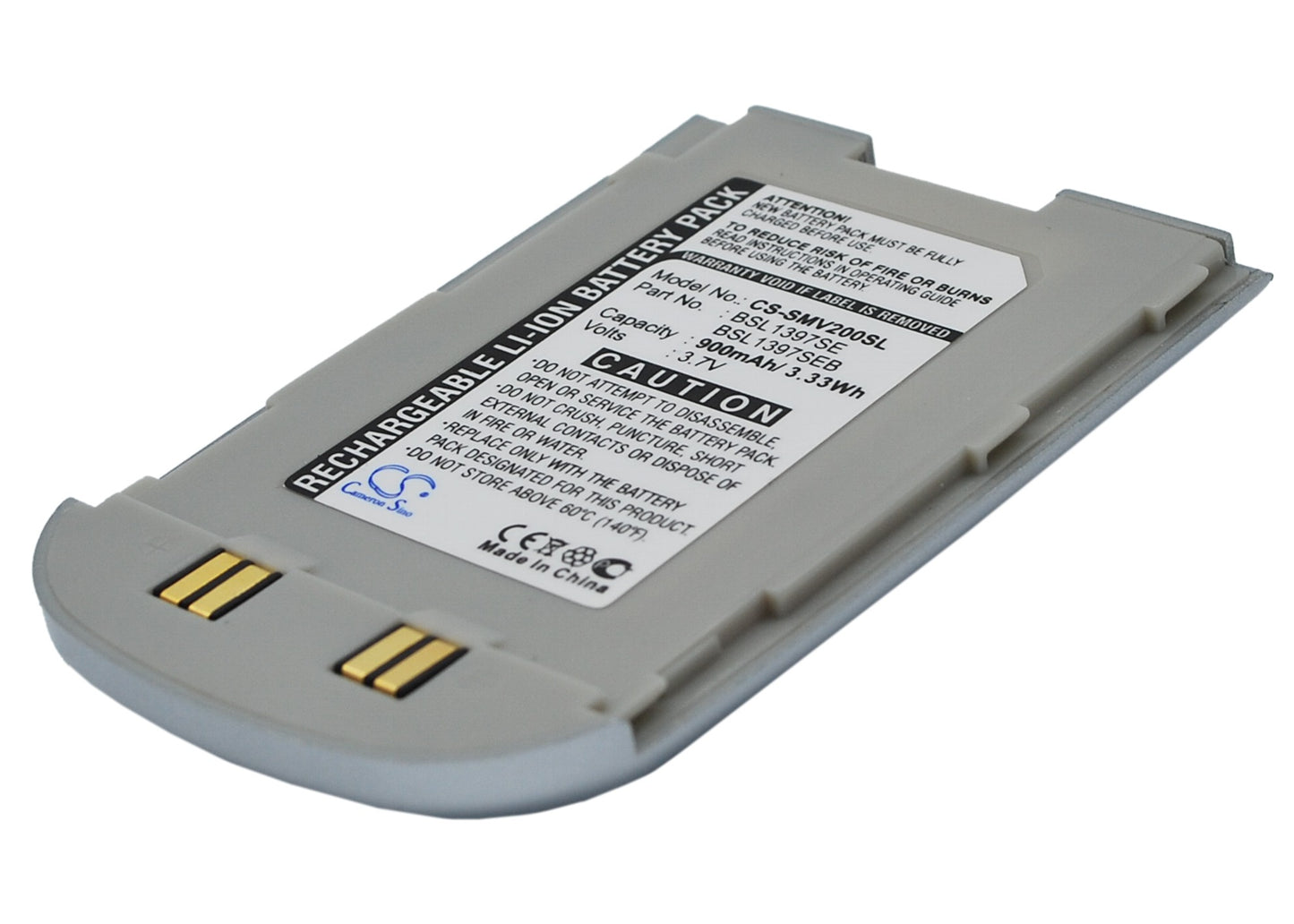 Replacement Battery for Samsung SGH-V200 – Mobile, SmartPhone – 900mAh / 3.7V - image 1