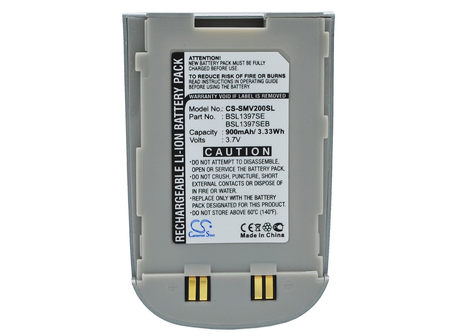Replacement Battery for Samsung SGH-V200 – Mobile, SmartPhone – 900mAh / 3.7V - image 5
