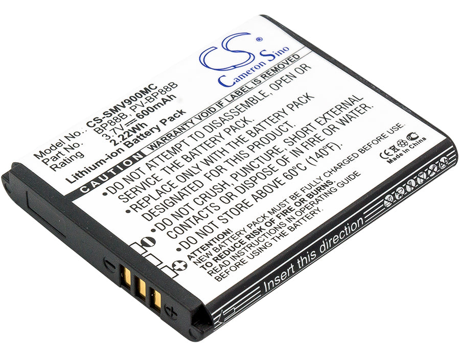 Replacement Battery for Samsung MV900 – Camera – 600mAh / 3.7V - image 1