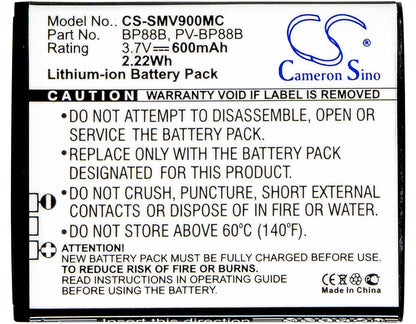 Replacement Battery for Samsung MV900 – Camera – 600mAh / 3.7V - image 5