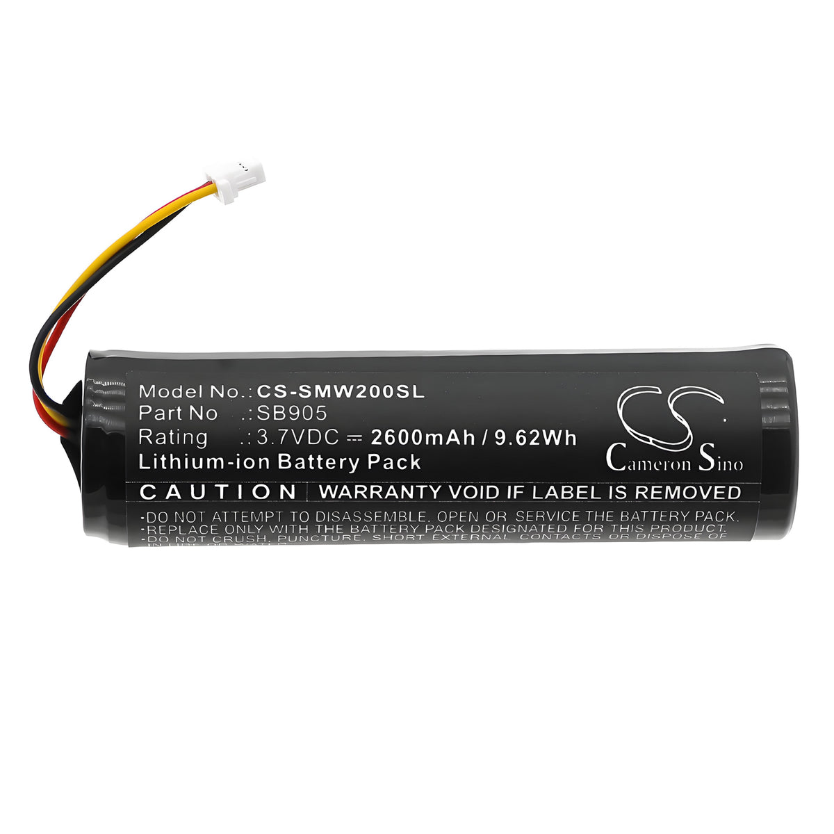 Replacement Battery for Shure MXW Handheld Transmitter – Transmitters & Receiver – 2600mAh / 3.7V