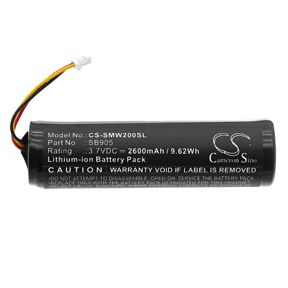 Replacement Battery for Shure MXW Handheld Transmitter – Transmitters & Receiver – 2600mAh / 3.7V