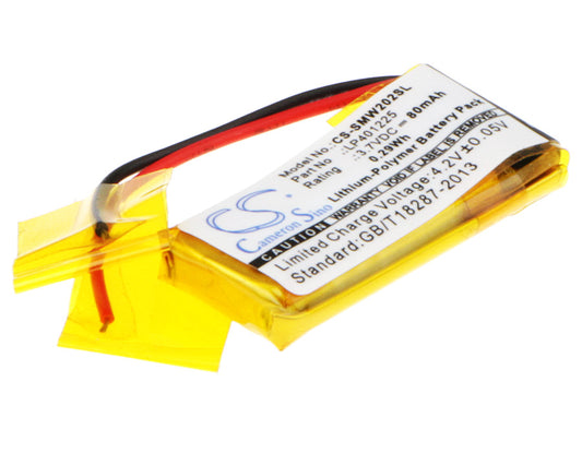 Replacement Battery for Sony NWZ-W202 – Wireless Headset – 80mAh / 3.7V