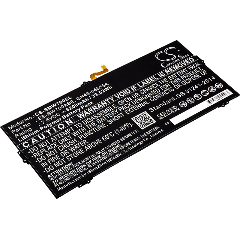 Replacement Battery for Samsung Galaxy TabPro S – Tablet – 5200mAh / 7.6V - image 1