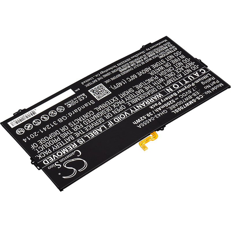 Replacement Battery for Samsung Galaxy TabPro S – Tablet – 5200mAh / 7.6V - image 2