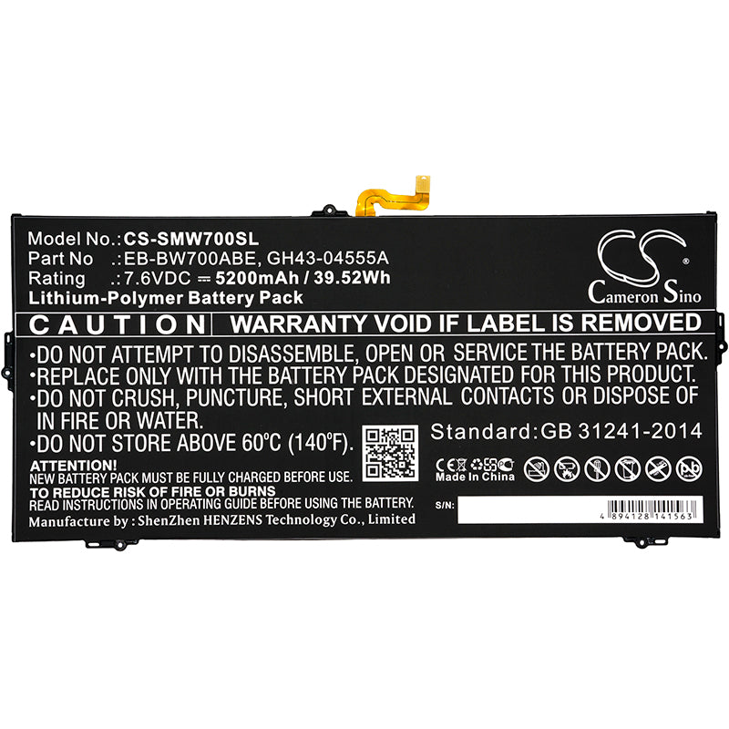 Replacement Battery for Samsung Galaxy TabPro S – Tablet – 5200mAh / 7.6V - image 3