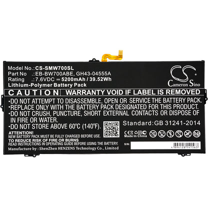 Replacement Battery for Samsung Galaxy TabPro S – Tablet – 5200mAh / 7.6V - image 3