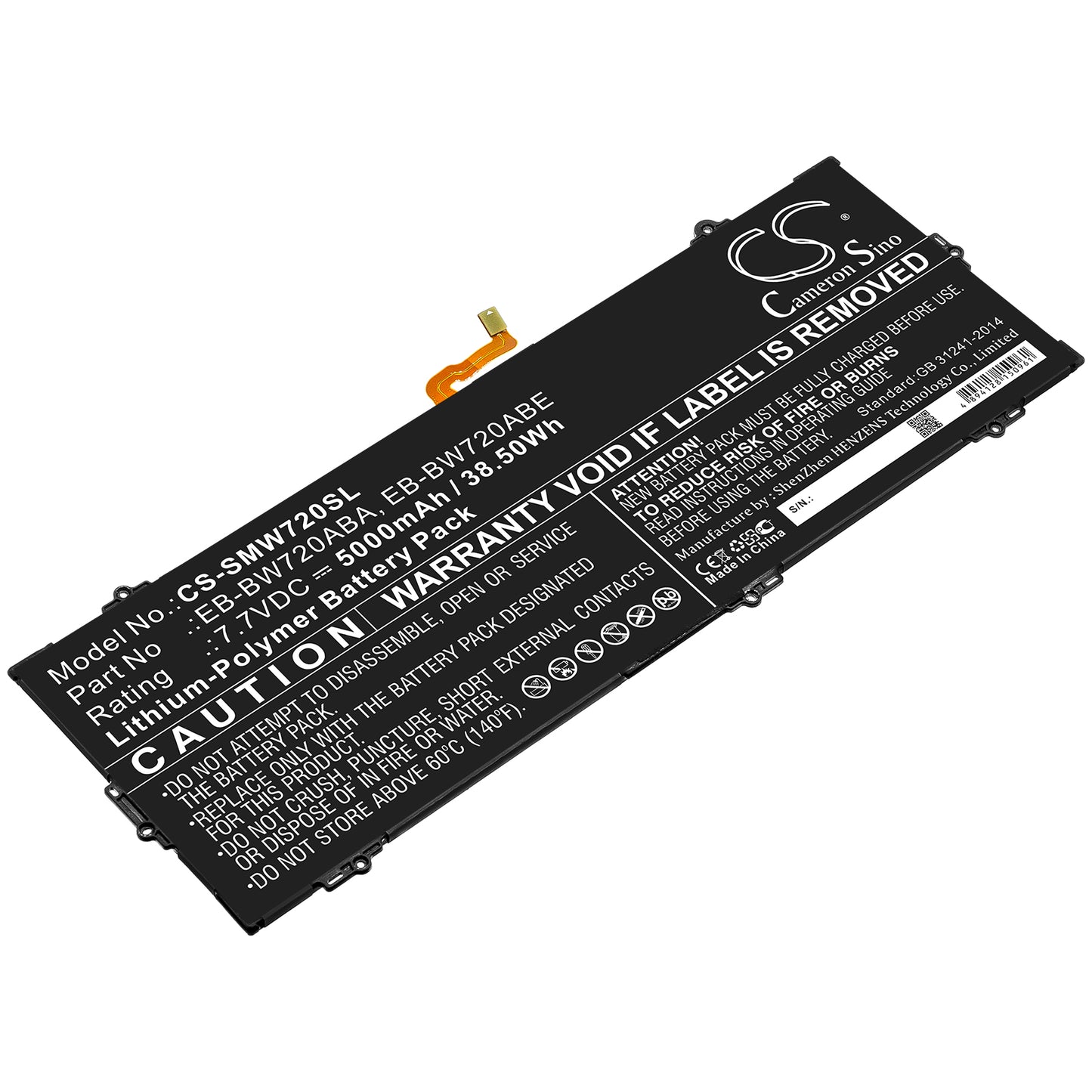 Replacement Battery for Samsung Galaxy Book 12.0 – Tablet – 5000mAh / 7.7V - image 1