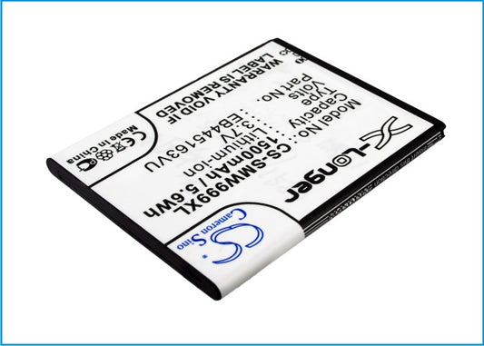 Replacement Battery for Samsung SGH-W999 – Mobile, SmartPhone – 1500mAh / 3.7V - image 1