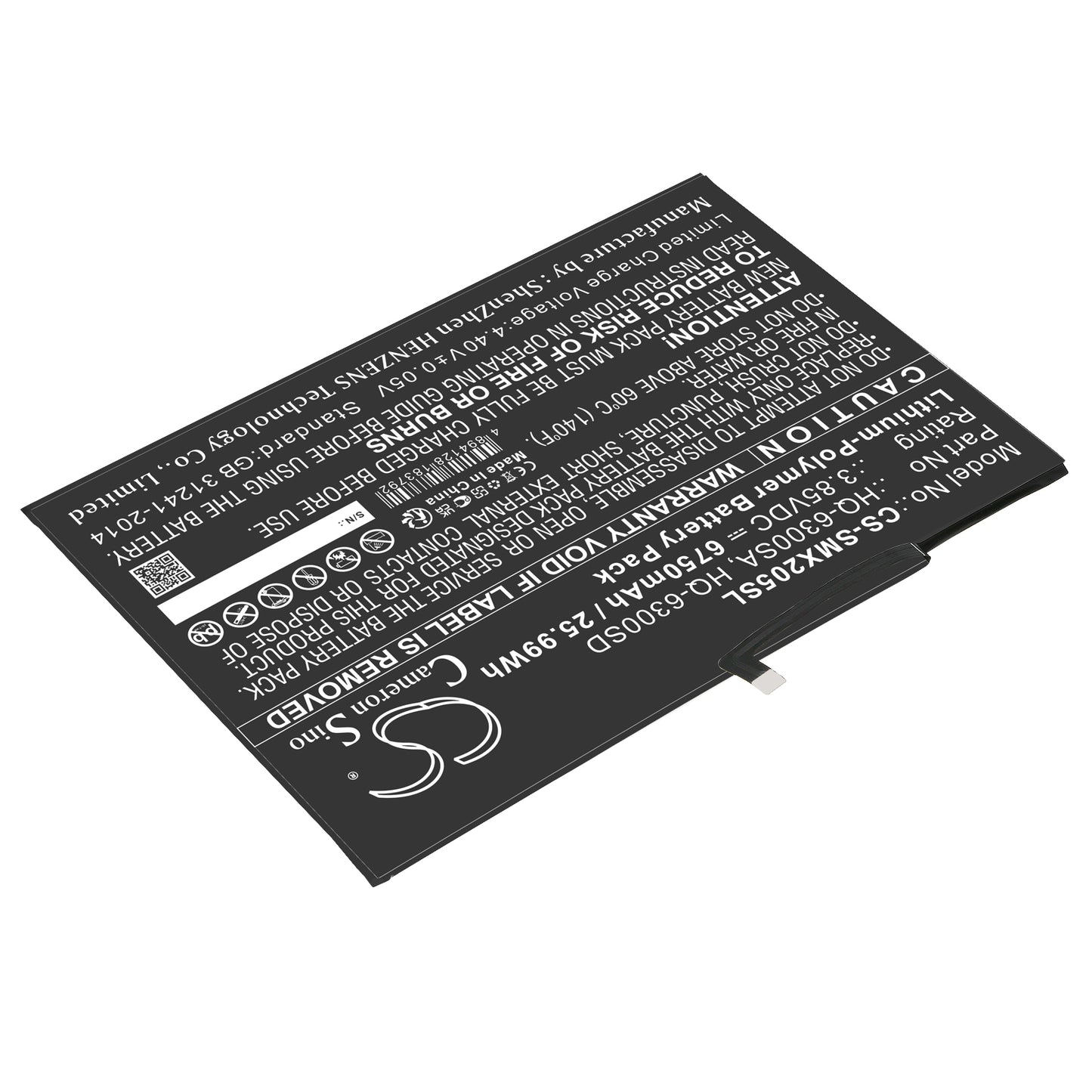 Replacement Battery for Samsung Tab A8 10.5 – Tablet – 6750mAh / 3.85V - image 2