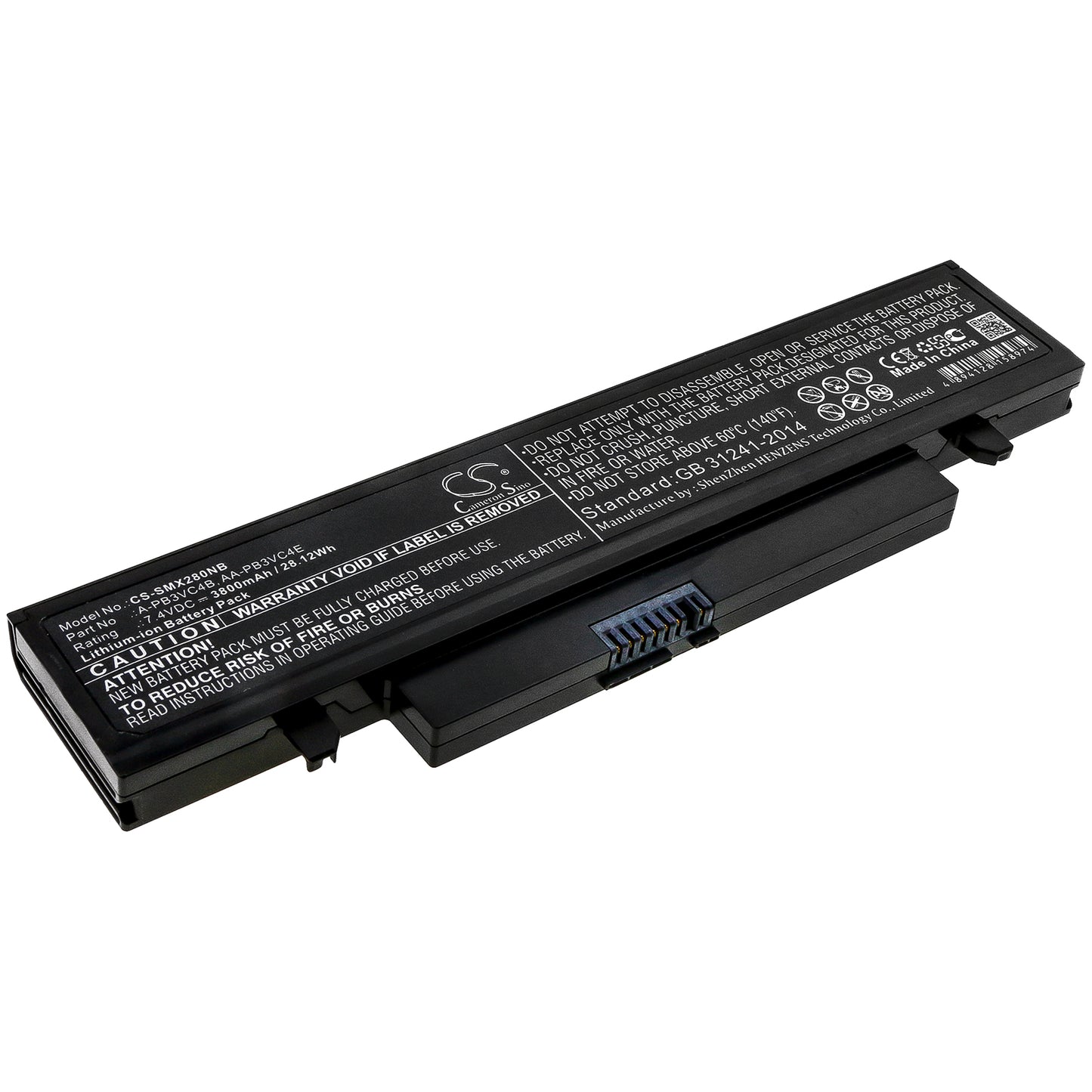 Replacement Battery for Samsung NP-X280 – Notebook, Laptop – 3800mAh / 7.4V - image 1