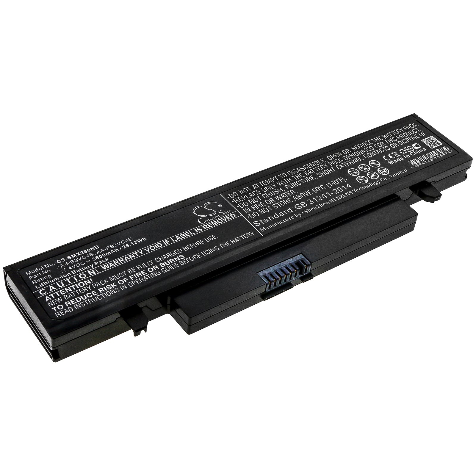 Replacement Battery for Samsung NP-X280 – Notebook, Laptop – 3800mAh / 7.4V - image 1