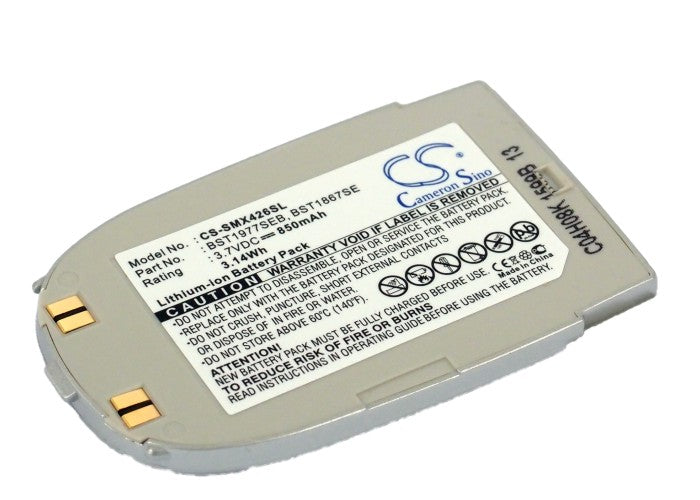 Replacement Battery for Samsung X426 – Mobile, SmartPhone – 850mAh / 3.7V - image 1