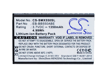Replacement Battery for Samsung  SM-B550 – Mobile, SmartPhone – 1200mAh / 4.44Wh / 3.7V
