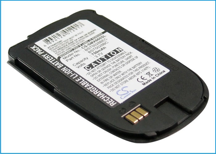 Replacement Battery for Samsung SGH-X668 – Mobile, SmartPhone – 750mAh / 3.7V - image 2