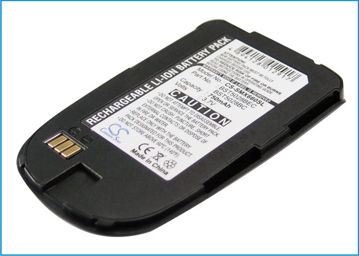 Replacement Battery for Samsung SGH-X668 – Mobile, SmartPhone – 750mAh / 3.7V - image 3