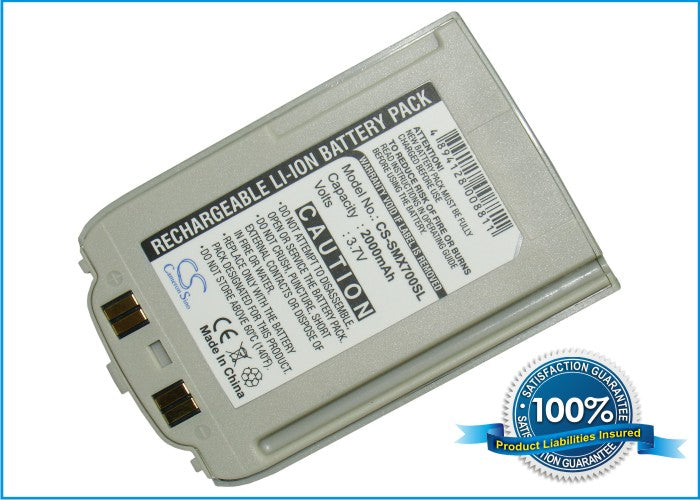 Replacement Battery for Samsung SGH-X708 – Mobile, SmartPhone – 850mAh / 3.7V - image 1