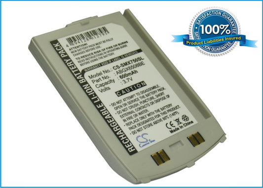 Replacement Battery for Samsung X750 – Mobile, SmartPhone – 600mAh / 3.7V - image 1