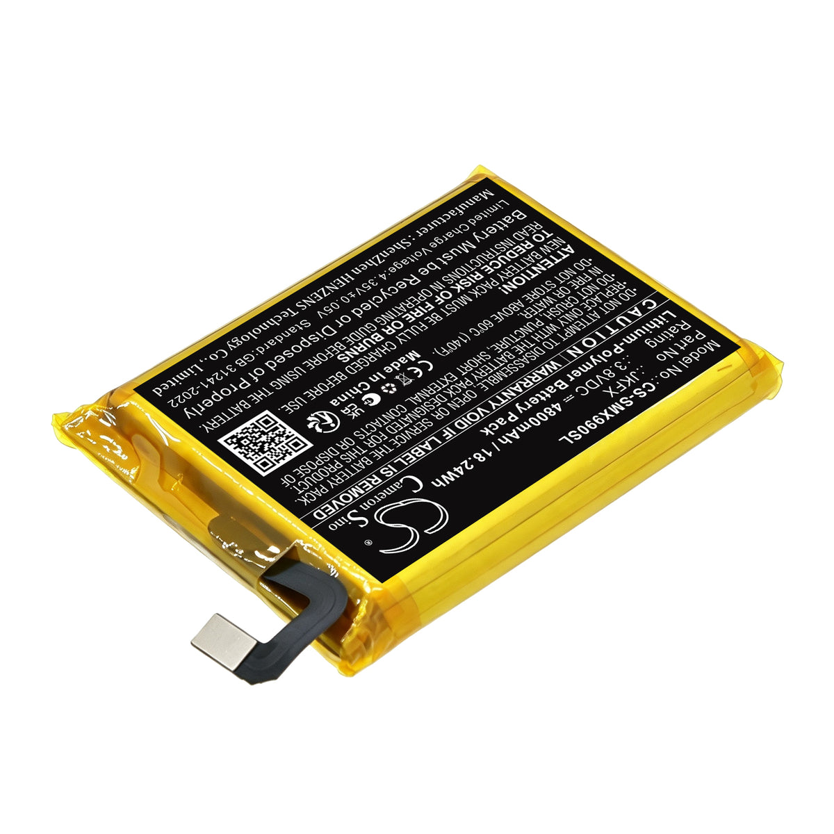 Replacement Battery for Sunmi X9 – Payment Terminal – 4800mAh / 3.8V