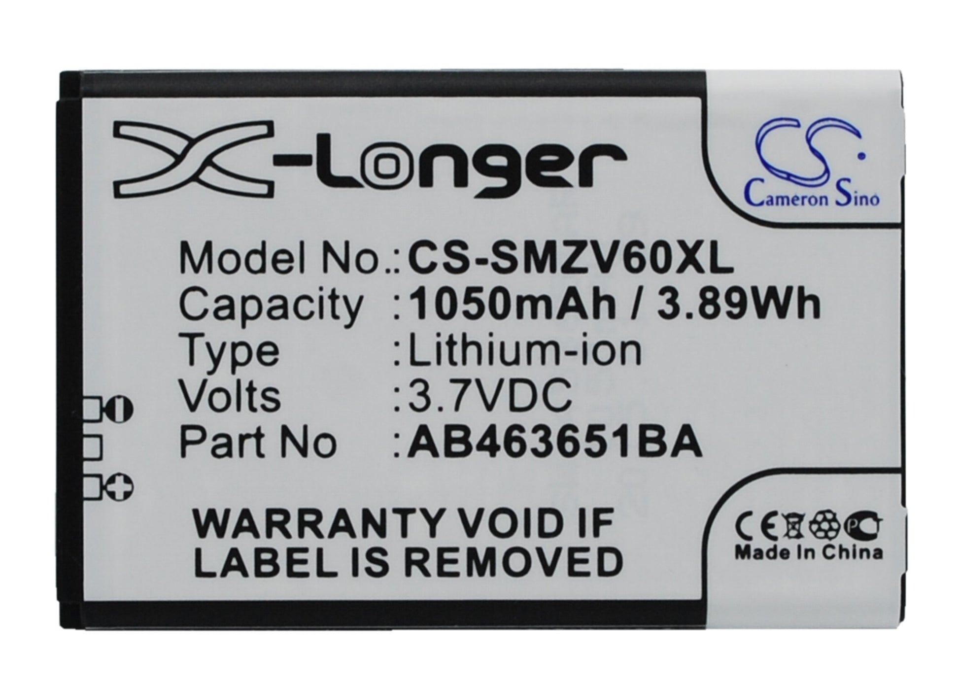 Replacement Battery for Samsung Katalyst T739 – Mobile, SmartPhone – 1050mAh / 3.7V - image 1