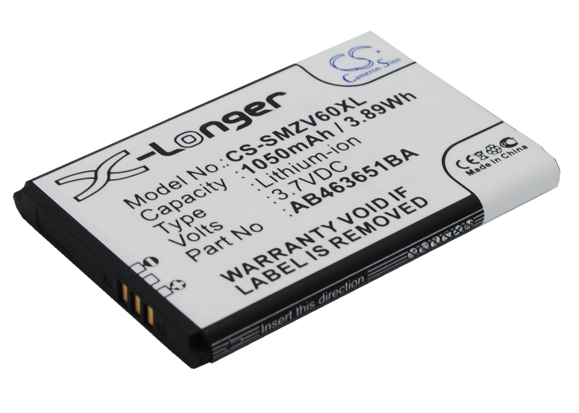 Replacement Battery for Samsung Katalyst T739 – Mobile, SmartPhone – 1050mAh / 3.7V - image 2