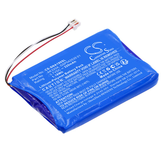 Replacement Battery for Snom | Agfeo A190 – Wireless Headset – 320mAh / 3.7V