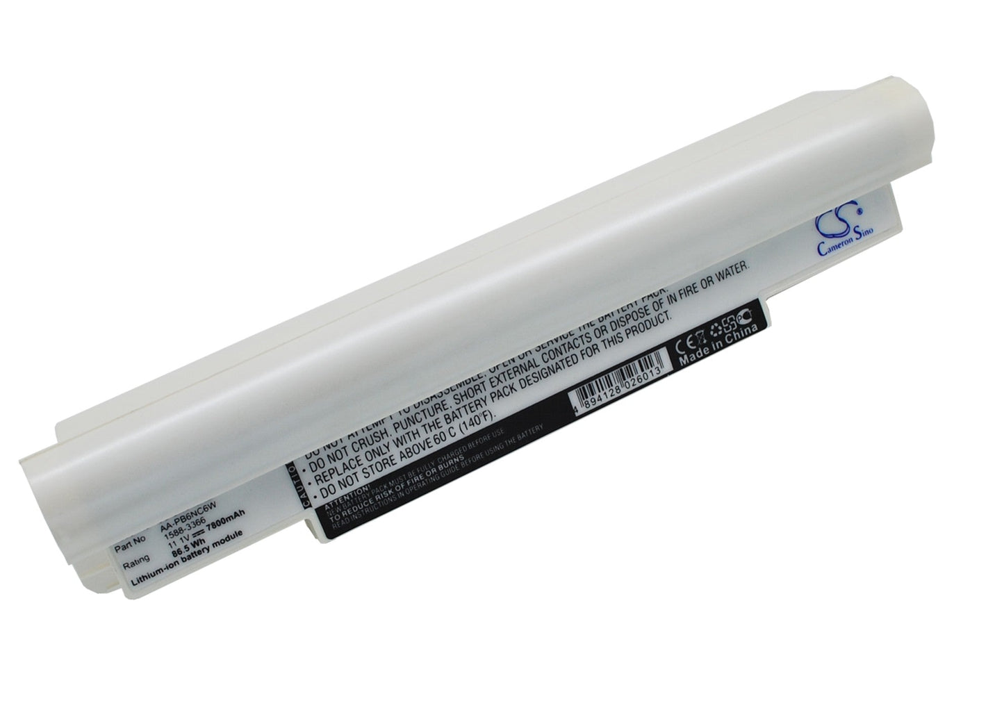 Replacement Battery for Samsung  N110 (black) – Notebook, Laptop – 7800mAh / 11.1V
