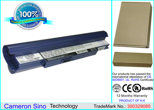 Replacement Battery for Samsung NP-NC10 – Notebook, Laptop – 7800mAh / 11.1V - image 1