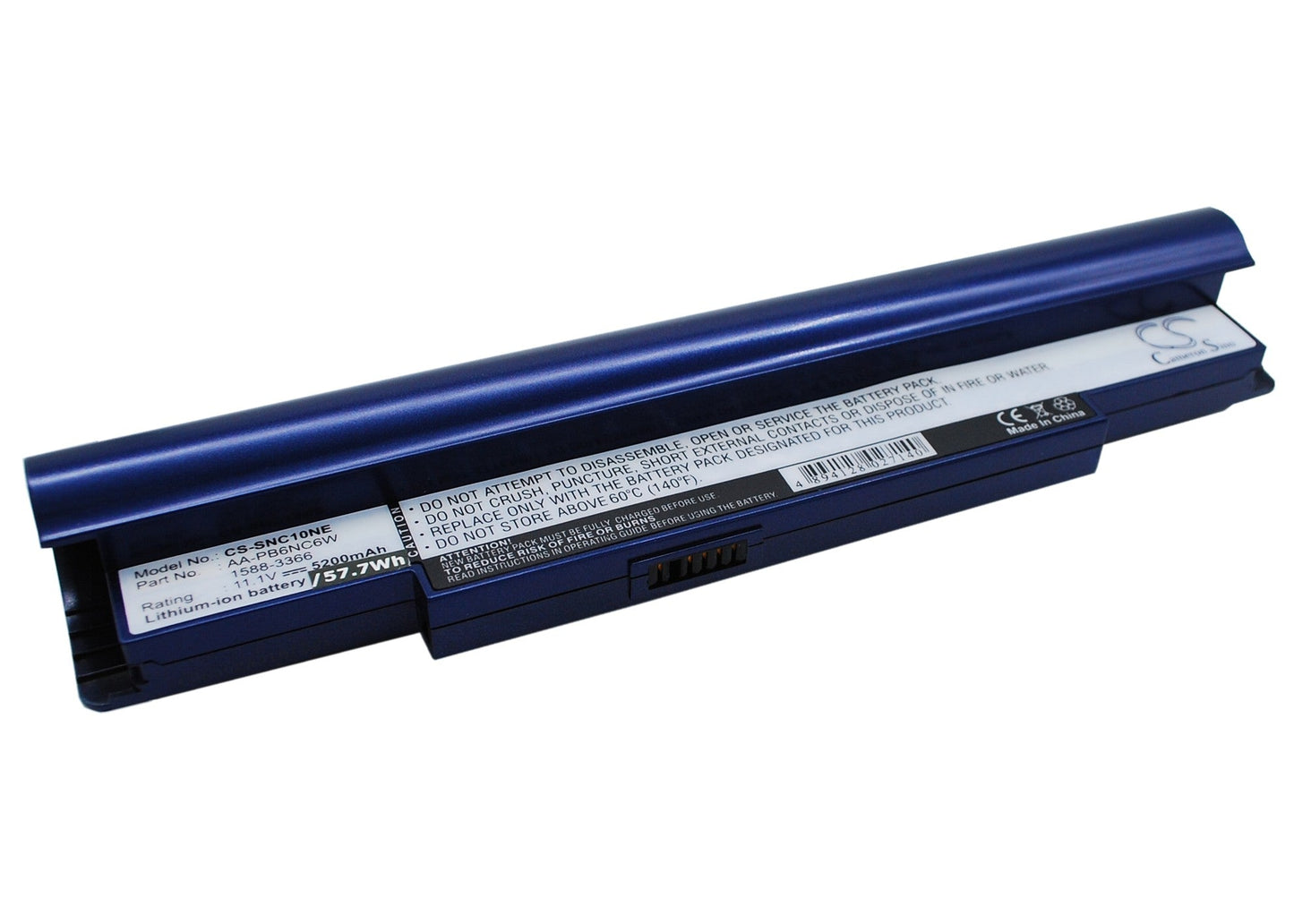 Replacement Battery for Samsung  N110 (black) – Notebook, Laptop – 5200mAh / 11.1V