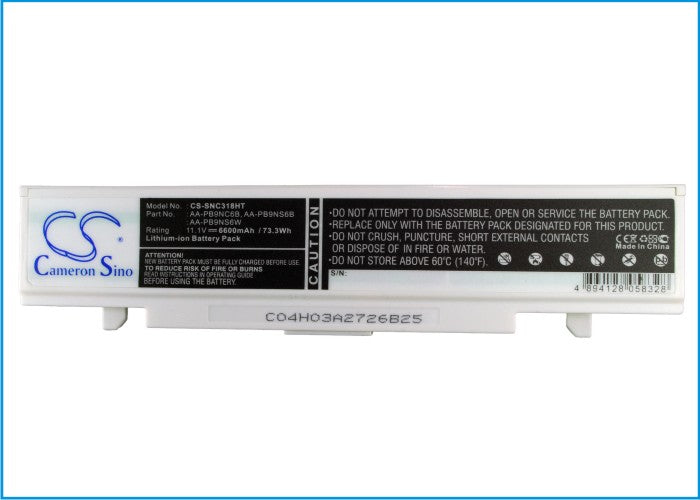Replacement Battery for Samsung  NP-540-JS03AU – Notebook, Laptop – 6600mAh / 73.26Wh / 11.1V