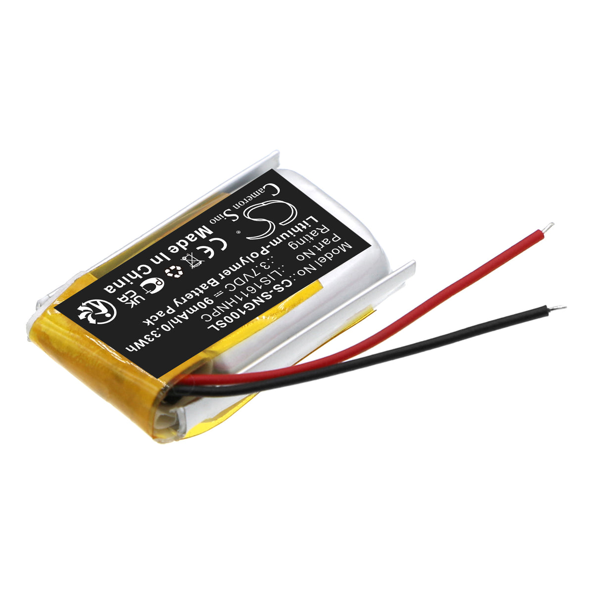 Replacement Battery for Sony CECH-ZEG1U – 3D Glasses – 90mAh / 3.7V