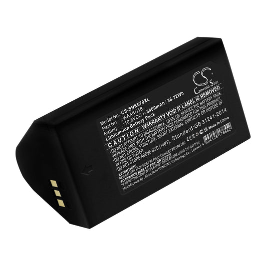 Replacement Battery for Sonel KT-670 – Thermal Camera – 3400mAh / 10.8V